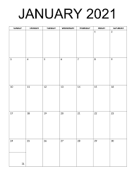 Printable calendar july 2021 pdf; Vertical 2021 Monthly Calendar Pdf Templates Calendarglobal