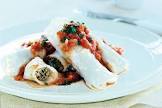 beef and oregano cannelloni with tomato sauce  gluten free