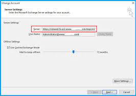 guide to find out exchange server address
