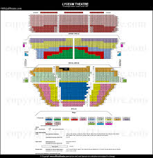 lyceum theatre london seat map and