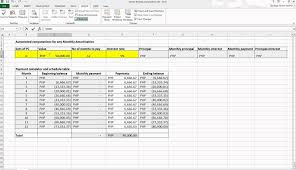 Amortization Schedule Excel Mortgage Free Online How To Calculate
