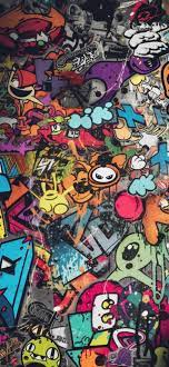 trippy graffiti art wallpaper