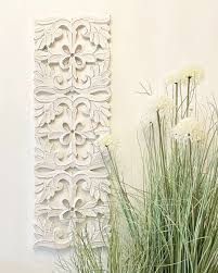 Rectangle Wall Art White 90 X 30cm