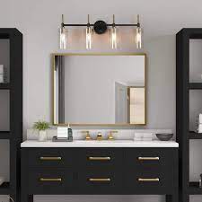 Light Brass Gold Bathroom Vanity Light