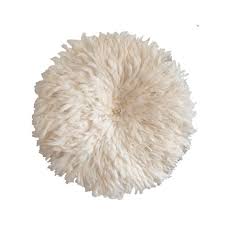 Juju Hat Ivory White African Wall