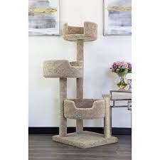 new cat condos wood and carpet tree for