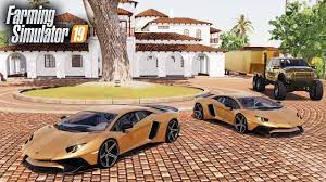 Welcome to the biggest farming simulator modding community! Fs19 Purchasing Two New Lamborghini Aventadors 420 000 All Gold Vehicles Youtube
