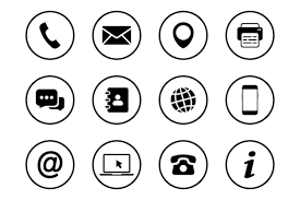 icons communication icons set