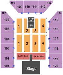 Dierks Bentley Seating Chart Interactive Seating Chart