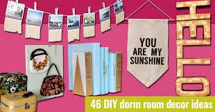 46 best diy dorm room decor ideas diy
