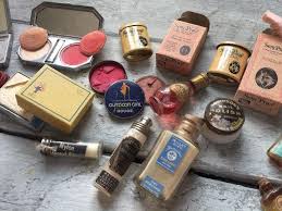 antique 1920s 1930s makeup lot perfume