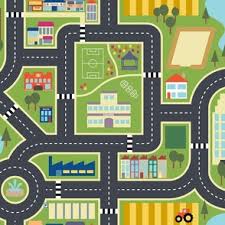 playmat rug map fabric wallpaper and