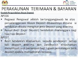 Kementerian perumahan dan kerajaan tempatan no.51, persiaran perdana, presint 4, 62100, putrajaya tel: Jabatan Akauntan Negara Malaysia Pengenalan Perakaunan Amanah Deposit