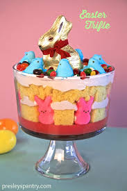 It is delicious and elegant looking layered in a trifle bowl or individual dessert glasses. Easter Lemon Cake Trifle Presley S Pantry