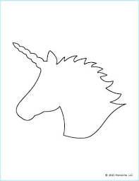 free printable unicorn templates mombrite