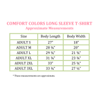 Comfort Colors Youth Size Chart Comfort Colors Crewneck