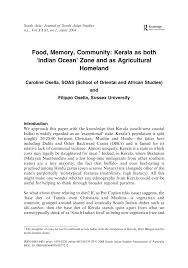 Pdf Food Memory Community Kerala As Both Indian Ocean