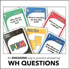 wh question card game what when
