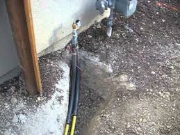 pe pipe gas line install part 1 of 2