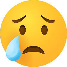 sad but relieved face emoji emoji