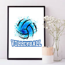 Volleyball) adalah permainan olahraga yang dimainkan oleh dua grup berlawanan. Volleyball Art Print Sports Poster Volleyball Gift Canvas Painting Wall Art Hanging Sports Theme Decoration Canvas Painting Art Hangingpainting Wall Aliexpress
