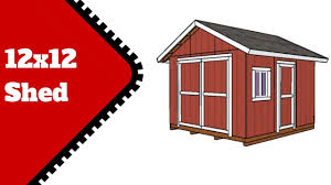 12x12 shed plans free you