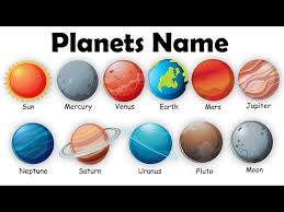 planets name solar system our solar