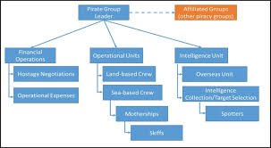 Representative Organizational Structure Of A Somali Pirate