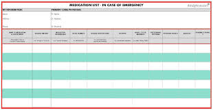 5 Free Printable Medication Chart Punctilious Printable