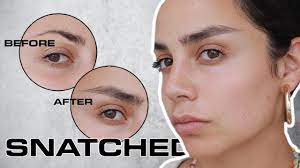 turn arched brows into straight brows