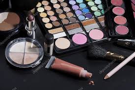 cosmetics makeup stock photo by