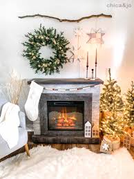 cozy scandinavian fireplace