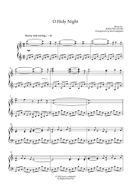o holy night piano arrangement by