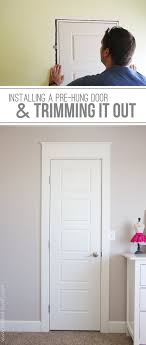 installing a pre hung door the easy