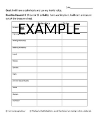 Daily Behavior Chart By A Passion For Special Ed Tpt