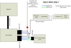Assortment of alpine backup camera wiring diagram. How To Install Oem Backup Camera On Mk5 Mk6 Vw Golf Or Vw Jetta Sportwagen Tdi Jsw