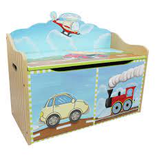 The cars toy box from delta is a colorful addition to a room's decor designed in the theme of the disney cars movie. Fantasy Fields Children Transportation Kids Wooden Toy Box Chest Storage W 9940a Teamson Kids Ireland