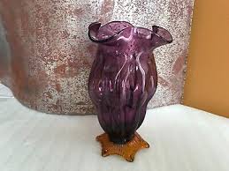 Vintage Antique Art Glass Vase Hand