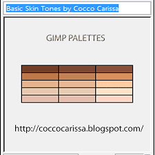 Basic Skin Tones Gimp Palettes By Coccocarissa On Deviantart