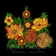Conway zinnia fabric fabric by lewis and wood to buy online at tm interiors limited. Unusual Flowers Royal Present Embroidery Machine Embroidery Designs Online