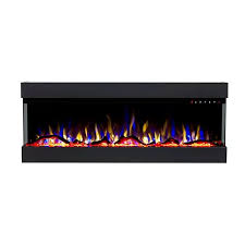 insert recessed electric fireplace