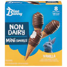 Blue Bunny Mini Cones gambar png