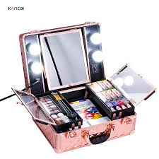 professional cosmetic makeup suitcase