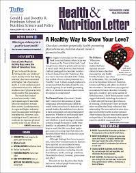 about tufts health nutrition letter