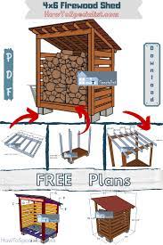 4 6 firewood shed plans pdf