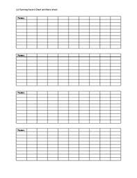 Lli Running Record Chart And Note Sheet