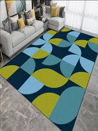 1pc geometric polyester rug simple