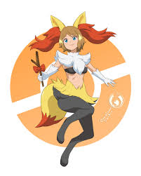 The person entering the house was 15 year old zero; Serena Braixen Pokemonster Girl 05 By Orcaleon Pokemon Waifu Cute Anime Character Cute Pokemon