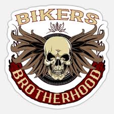 brotherhood biker stickers unique