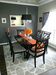 dark dining room modern ideas orange